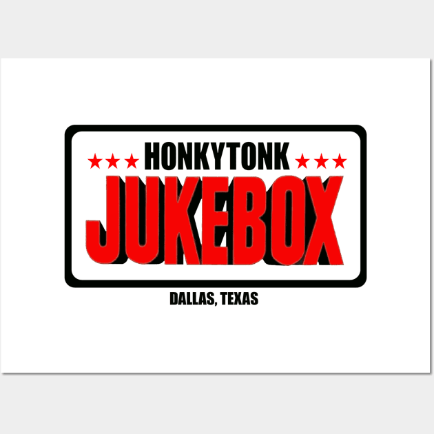 Honkytonk Jukebox Wall Art by djbryanc